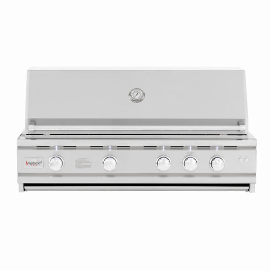 Summerset TRL Deluxe 44-Inch 4-Burner Built-In Natural / Propane Gas Grill With Rotisserie | TRLD44