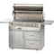 Alfresco ALXE 42-Inch Natural/Propane Gas Grill On Deluxe Cart With Sear Zone And Rotisserie - ALXE-42SZCD