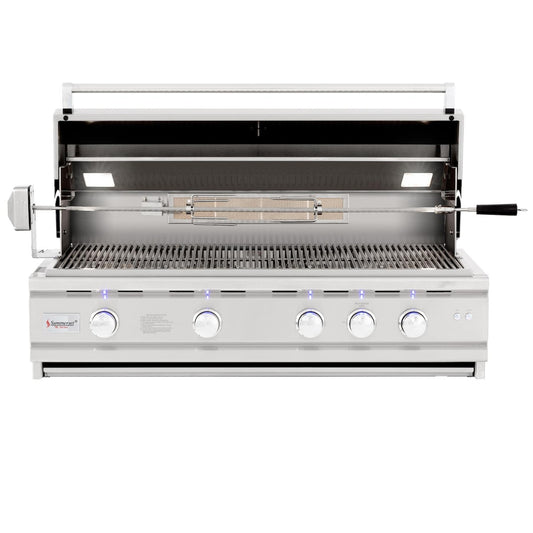 Summerset TRL Deluxe 44-Inch 4-Burner Built-In Natural / Propane Gas Grill With Rotisserie | TRLD44