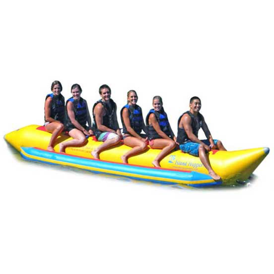 Island Hopper "Elite Class" Commercial banana boats - 6 passenger, 19' feet in-line seats - PVC-6-INLINE