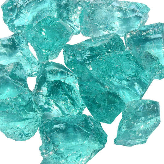 AZ Patio Heaters 30-50mm Landscape Recycled Glass in Aqua | LR30-GLASS-AQ