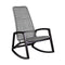 Armen Living - Sequoia Outdoor Patio Rocking Chair in Eucalyptus Wood and Rope - 840254332270