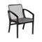 Armen Living - Brighton Outdoor Patio Dining Chair in Eucalyptus Wood and Rope - 840254332379