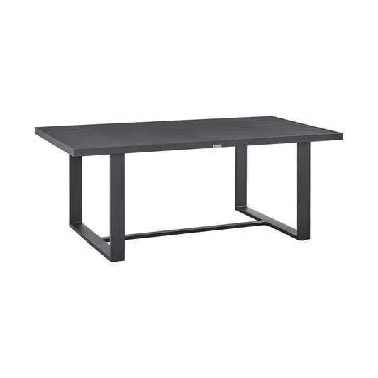 Armen Living - Argiope Outdoor Patio Dining Table in Aluminum - 840254333000