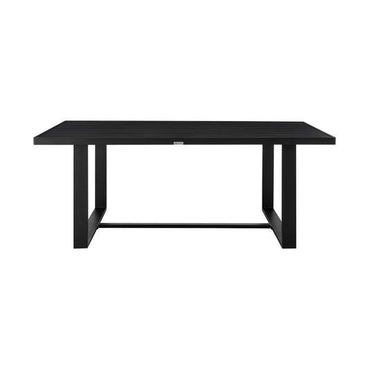 Armen Living - Felicia Outdoor Patio Dining Table in Aluminum - 840254333154