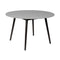 Armen Living - Sydney Outdoor Patio Round Dining Table in Eucalyptus and Grey Stone - 840254335974