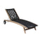 Armen Living - Chateau Outdoor Patio Adjustable Chaise Lounge Chair in Eucalyptus Wood and Rope - 840254336049