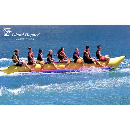 Island Hopper "Elite Class" Commercial banana boats - 8 passenger, 21' feet in-line seats - PVC-8-INLINE