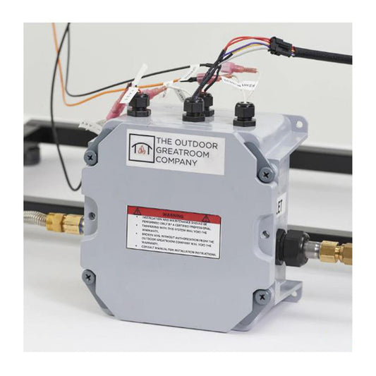 Outdoor Greatroom - 20" Round Crystal Fire Plus Gas Burner with Direct Spark Ignition (LP) - CFP20DSILP