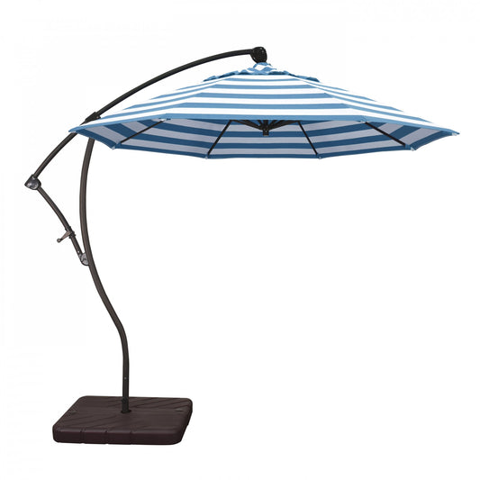 California Umbrella - 9' - Cantilever Umbrella - Aluminum Pole - Cabana Regatta - Sunbrella - BA908117-58029