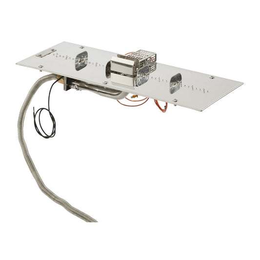 Outdoor Greatroom - 7" X 19" Rectangular Stainless Steel Gas Burner - BI719