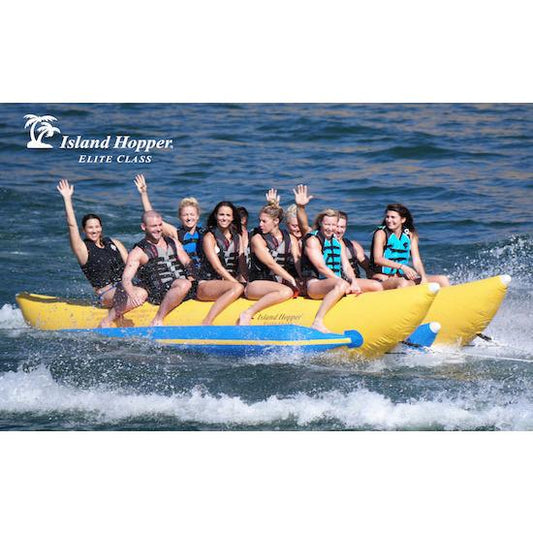 Island Hopper "Elite Class" Commercial banana boats - 10 passenger, 17' feet side-to-side seating - PVC-10-SBS