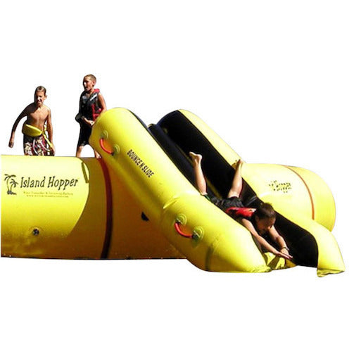 Island Hopper Water Trampolines - Bounce 'n Slide - water trampoline attachment (Yellow or Green) - PVCSLIDE