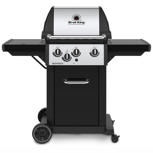 Broil King Monarch 340 3-Burner Freestanding Natural /Propane Gas Grill with Side Burner | 83426