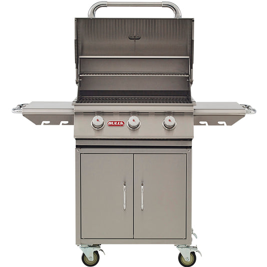 Bull Grills - Steer Premium 25-Inch 3-Burner Freestanding Grill