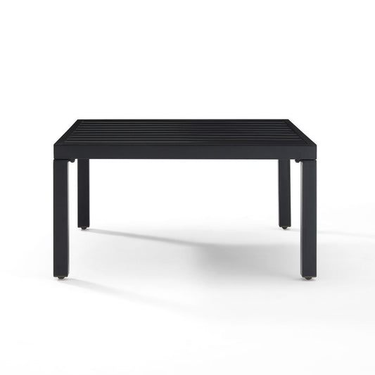 Crosley Furniture - Piermont Outdoor Metal Sectional Coffee Table Matte Black