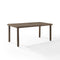 Crosley Furniture - Bradenton Outdoor Wicker Dining Table Weathered Brown