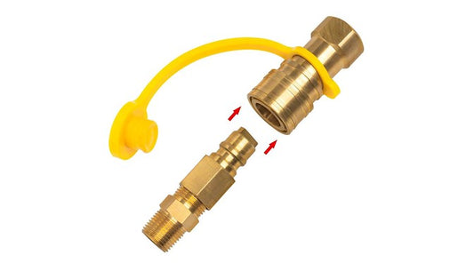 Natural Gas 20ft Quick Connect Hose | DH22+QH1
