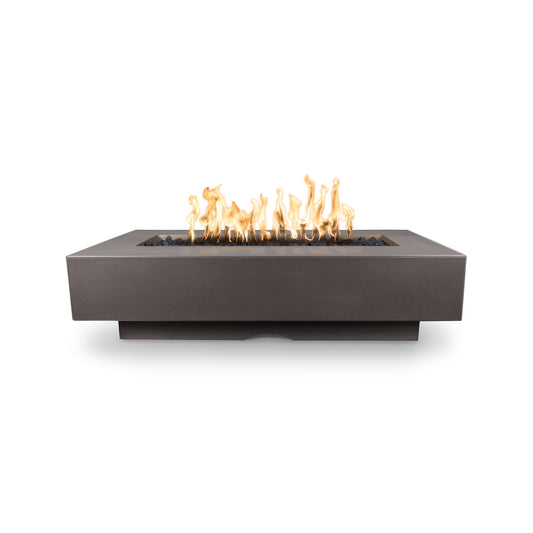The Outdoor Plus - Del Mar GFRC 48" Match Lit with Flame Sense Concrete Rectangle Fire Pit Table - OPT-CORGFRC48