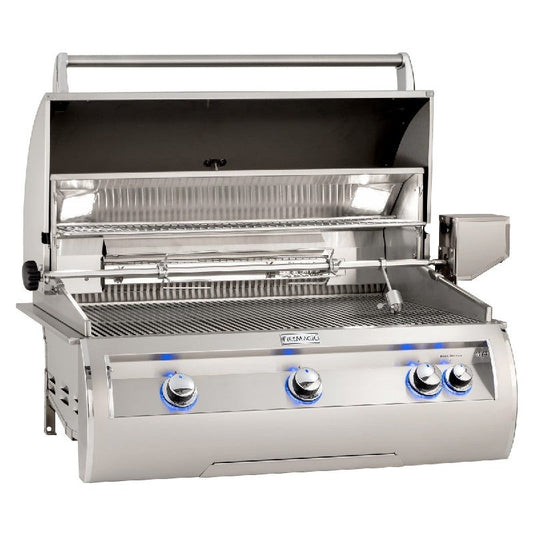 Fire Magic - Grills Echelon Diamond 37 Inch Built-In Grill with Analog Thermometer, Natural/Propane Gas | E790I-8LAN