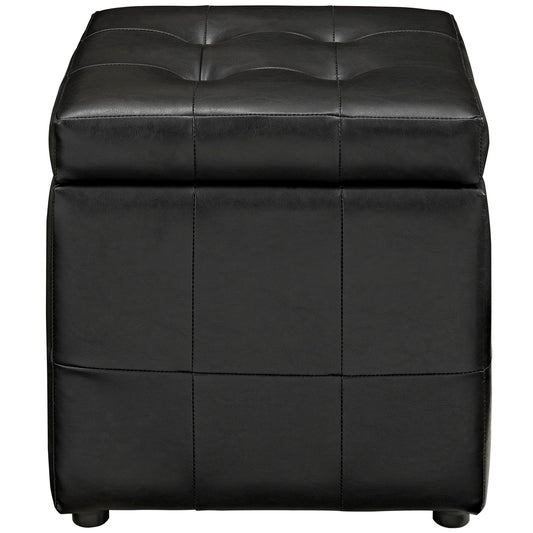 Modway - Volt Storage Upholstered Vinyl Ottoman - EEI-1044