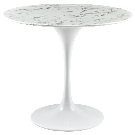Modway - Lippa 36" Round Artificial Marble Dining Table - EEI-1129