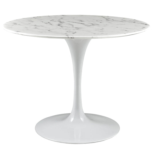 Modway - Lippa 40" Round Artificial Marble Dining Table - EEI-1130