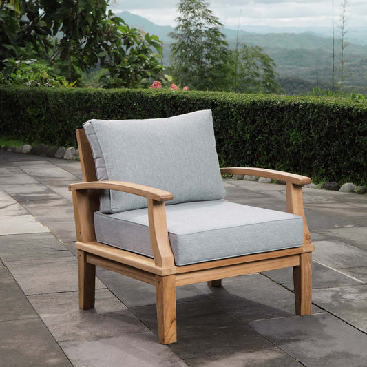 Modway - Marina Outdoor Patio Teak Armchair - EEI-1143