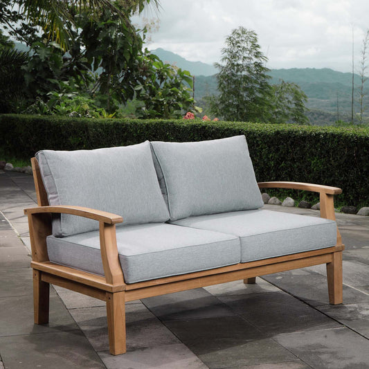 Modway - Marina Outdoor Patio Teak Loveseat - EEI-1144