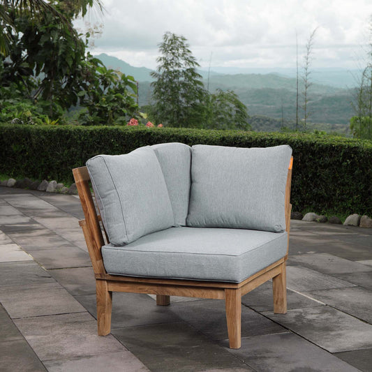 Modway - Marina Outdoor Patio Teak Corner Sofa - EEI-1146