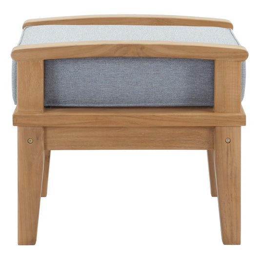 Modway - Marina Outdoor Patio Teak Ottoman - EEI-1152