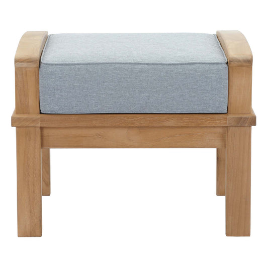 Modway - Marina Outdoor Patio Teak Ottoman - EEI-1152