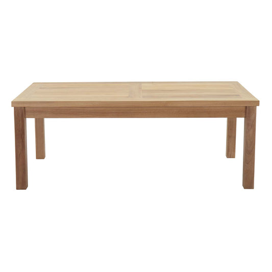 Modway - Marina Outdoor Patio Teak Rectangle Coffee Table - EEI-1154