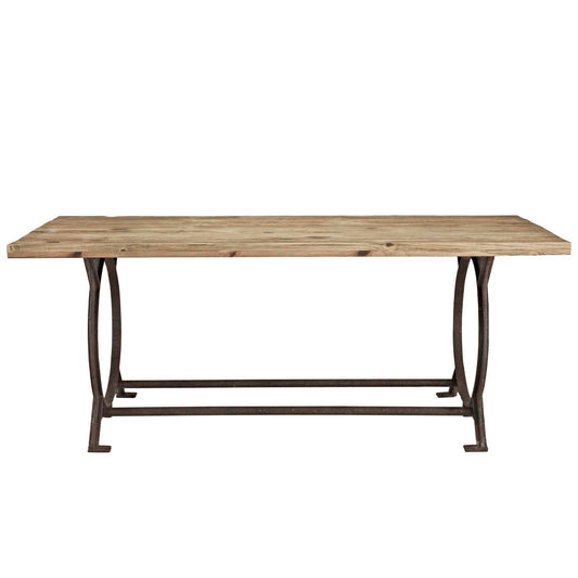 Modway - Effuse Rectangle Wood Top Dining Table - EEI-1205