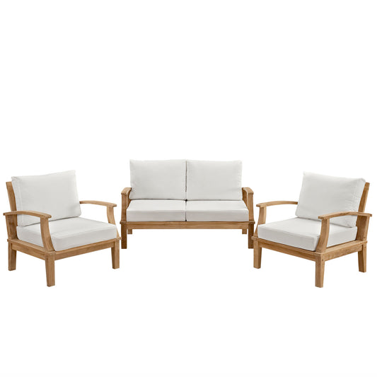 Modway - Marina 3 Piece Outdoor Patio Teak Set - EEI-1470