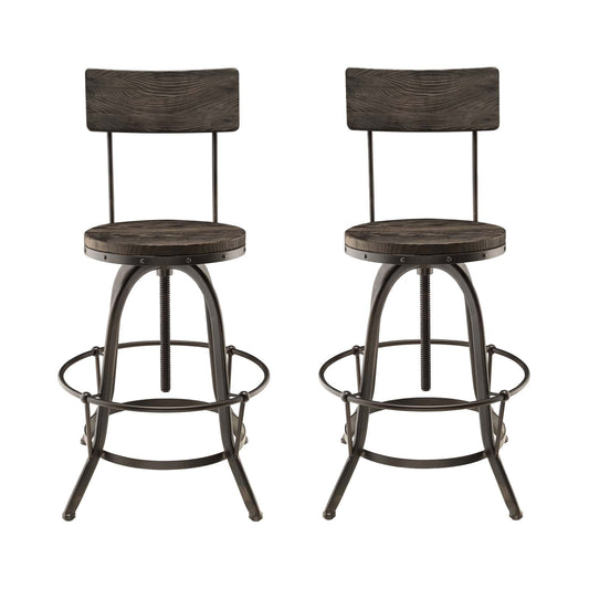 Modway - Procure Bar Stool Set of 2 - EEI-1605