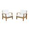 Modway - Marina 2 Piece Outdoor Patio Teak Set - EEI-1819