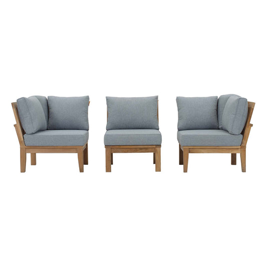 Modway - Marina 3 Piece Outdoor Patio Teak Set - EEI-1820