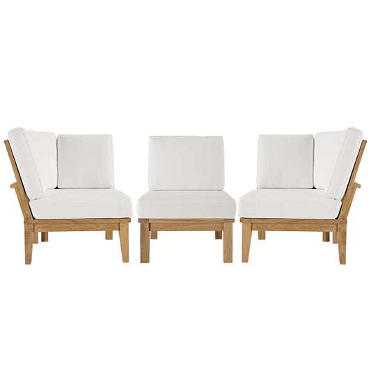 Modway - Marina 3 Piece Outdoor Patio Teak Set - EEI-1820