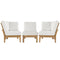 Modway - Marina 3 Piece Outdoor Patio Teak Set - EEI-1820
