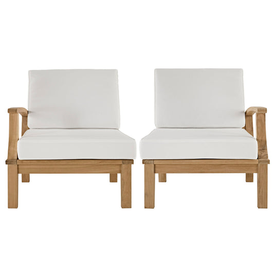 Modway - Marina 2 Piece Outdoor Patio Teak Set - EEI-1822