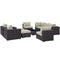 Modway - Convene 10 Piece Outdoor Patio Sectional Set - EEI-2169