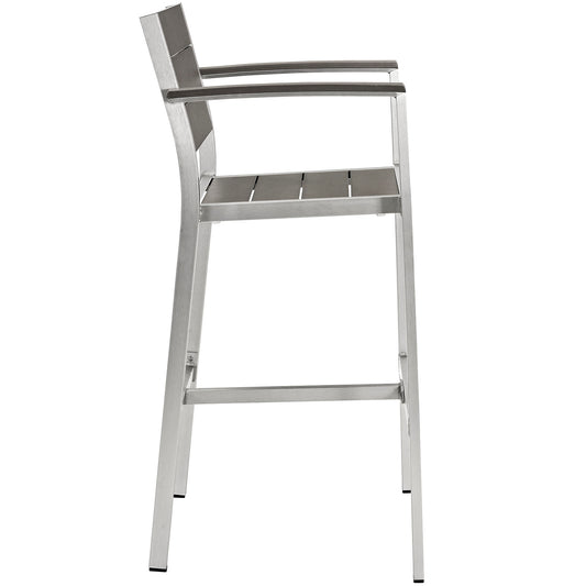 Modway - Shore Outdoor Patio Aluminum Bar Stool - EEI-2254