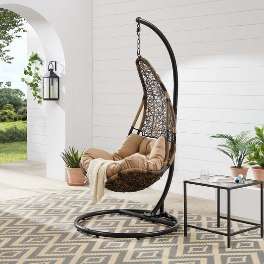 Modway - Abate Wicker Rattan Outdoor Patio Swing Chair - EEI-2276