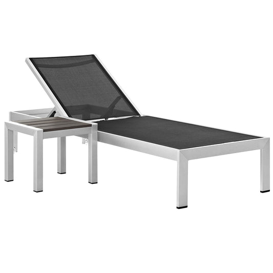 Modway - Shore 2 Piece Outdoor Patio Aluminum Set - EEI-2470