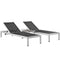 Modway - Shore 3 Piece Outdoor Patio Aluminum Set - EEI-2471
