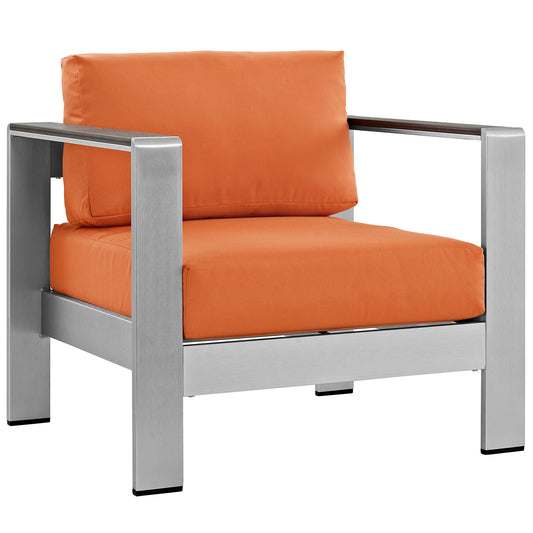Modway - Shore 3 Piece Outdoor Patio Aluminum Set - EEI-2599