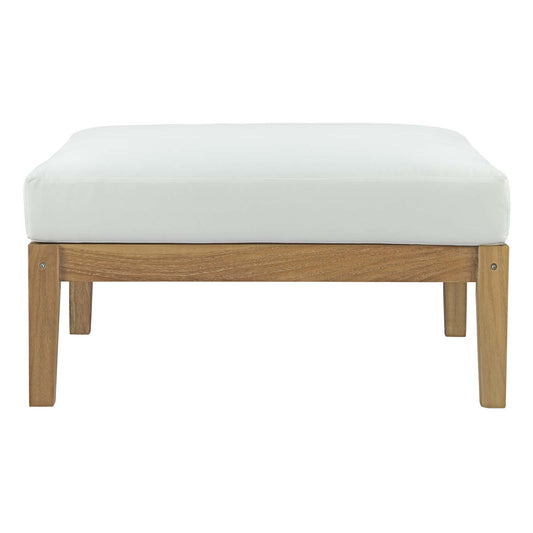 Modway - Bayport Outdoor Patio Teak Ottoman - EEI-2698