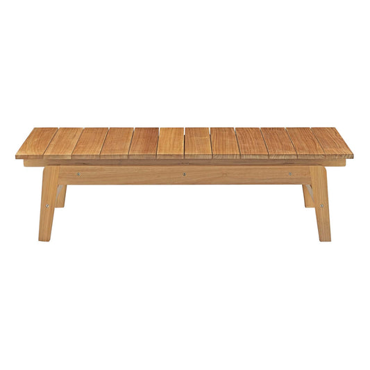 Modway - Bayport Outdoor Patio Teak Coffee Table - EEI-2699