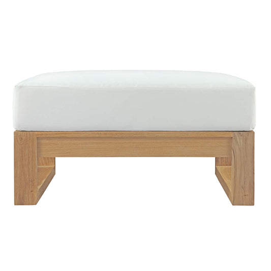 Modway - Upland Outdoor Patio Teak Ottoman - EEI-2708